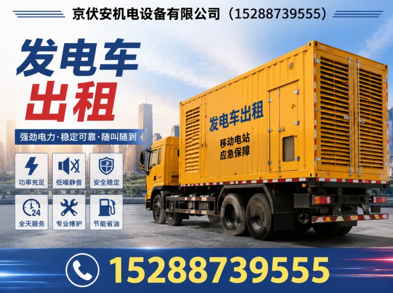太原静音发电车租赁展示图