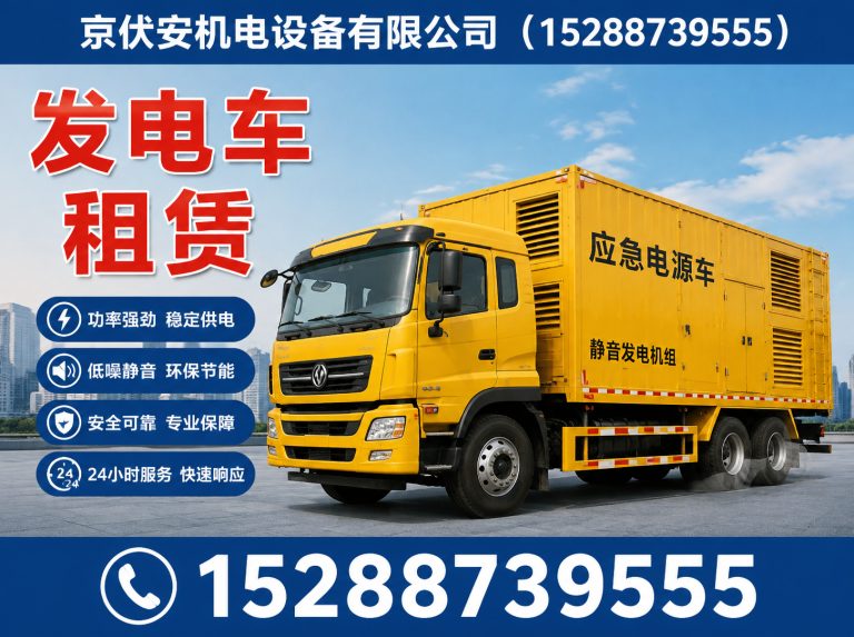 太原应急发电机出租展示图